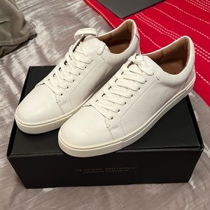 FRYE White Leather Sneaker